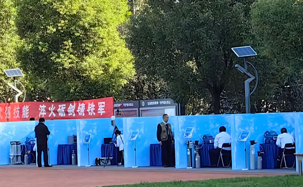 PF-300便攜式非甲烷總烴測(cè)試儀參與大比武現(xiàn)場
